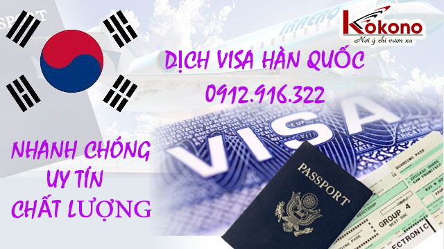Dịch vụ làm Visa Hàn Quốc ở Biên Hòa - Đồng Nai