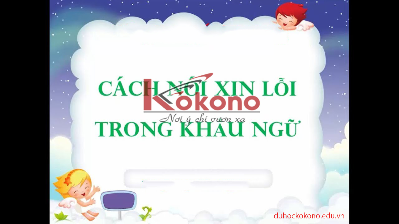 Mẫu câu xin lỗi tiếng trung thông dụng